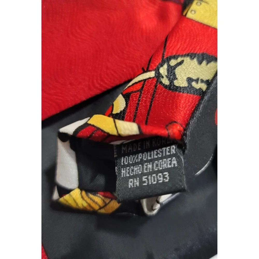 Vintage‎ Disney Mickey Mouse Conductor Men's Tie 100% Polyester